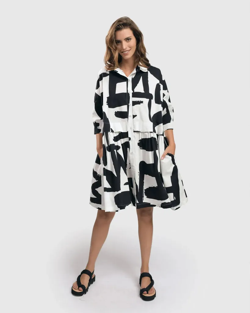 alembika-urban-callie-babydoll-dress-marker image 1