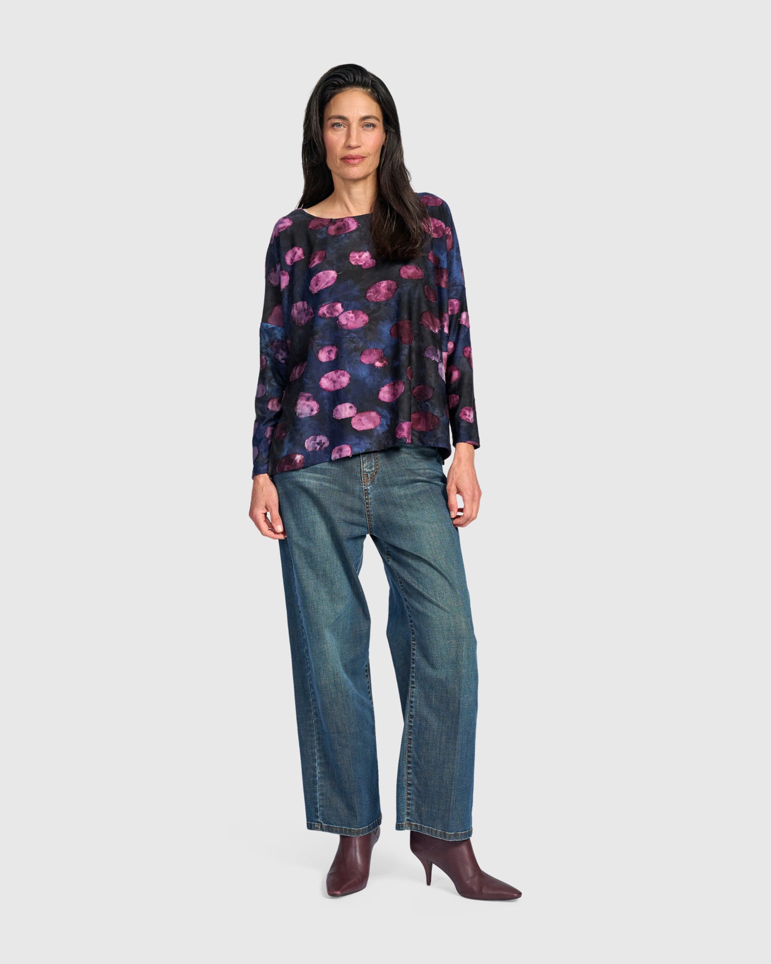 alembika-tansy-boxy-top-tunika-oberteil-midnight-wine image 3