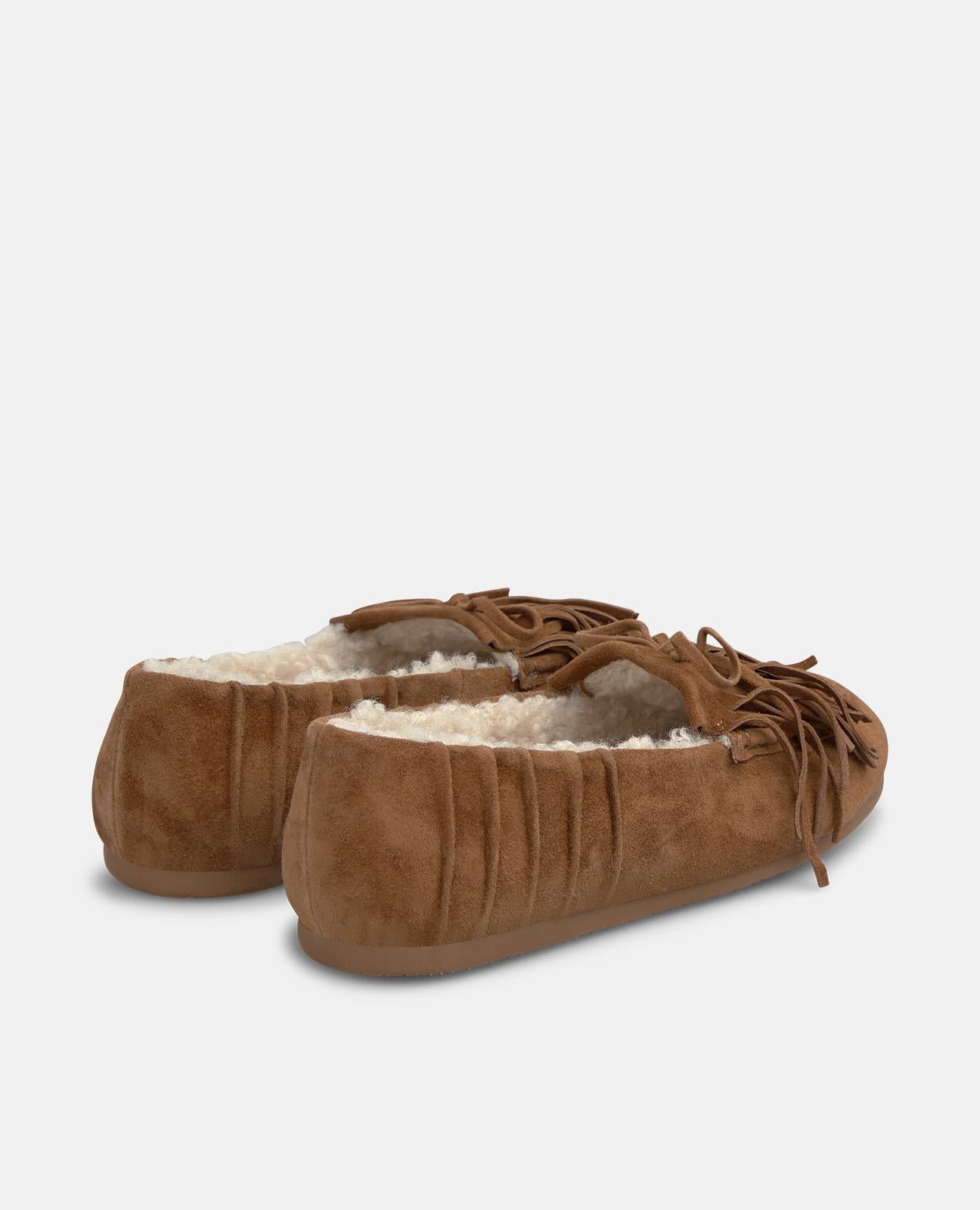 alma-en-pena-suede-loafers-with-fringe-mokassins-caramelo image 3