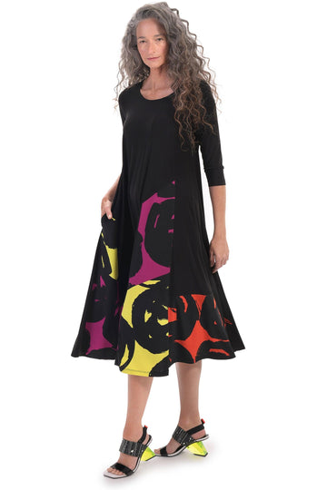 alembika-art-print-swing-kleid-multi image 2