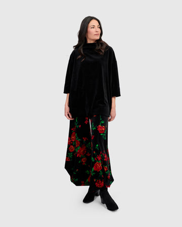 alembika-chie-velvet-punto-pants-roses-samt-hose-laterne image 8