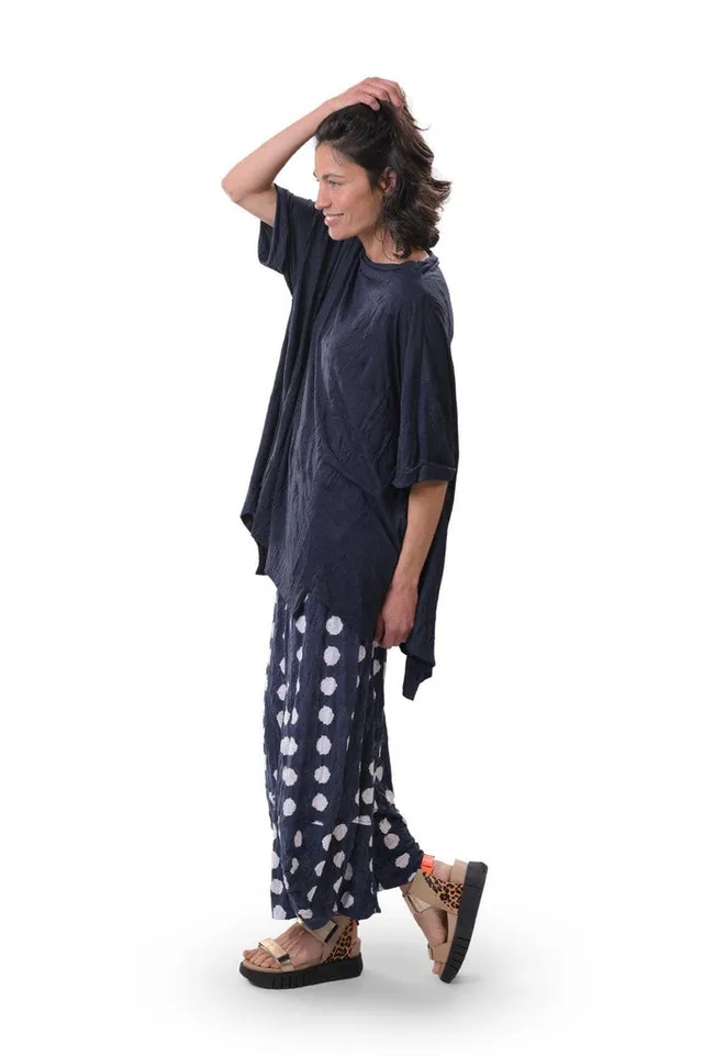 alembika-cloud-crinkle-trapeze-top-st361n-navy image 1