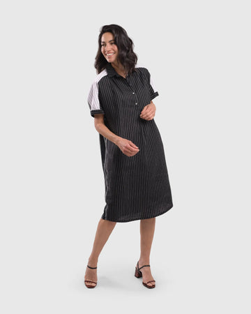 alembika-melange-go-to-shirtdress-multi image 7