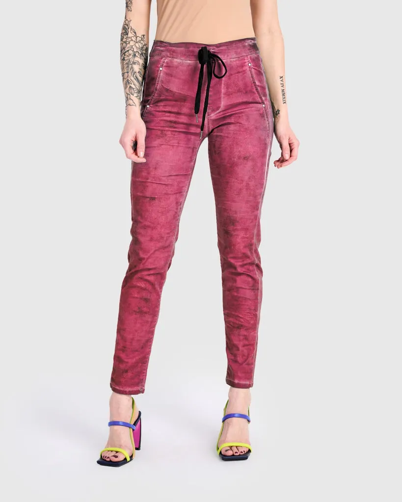 alembika-candy-stretch-iconic-jeans-magenta image 1