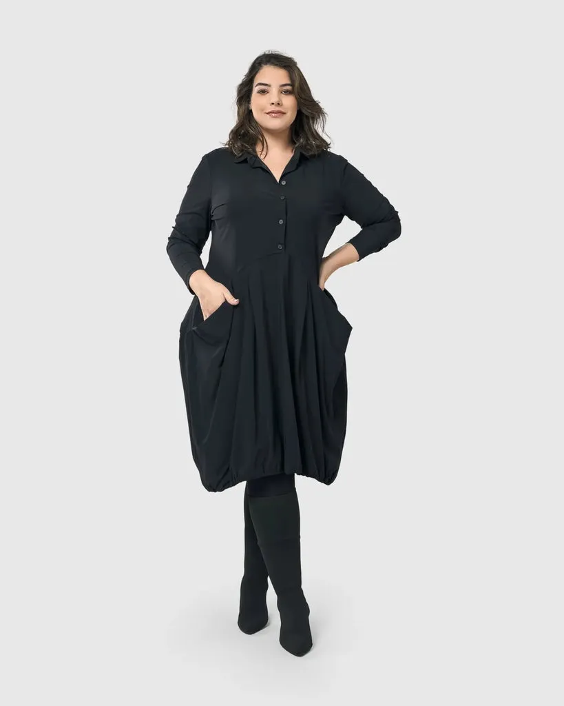 alembika-essential-tekbika-signature-pocket-kleid-black image 1