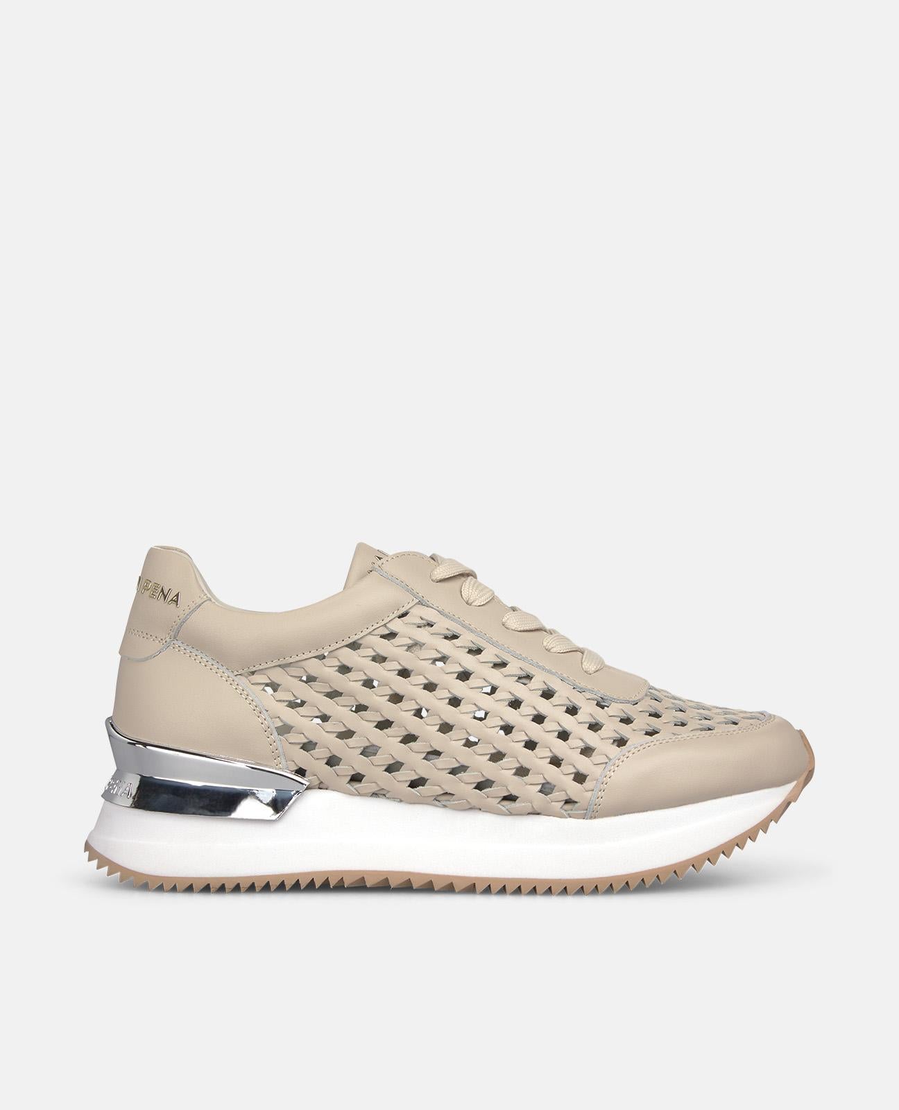 alma-en-pena-sports-platform-sneaker-wei-bast-4-5-cm image 1