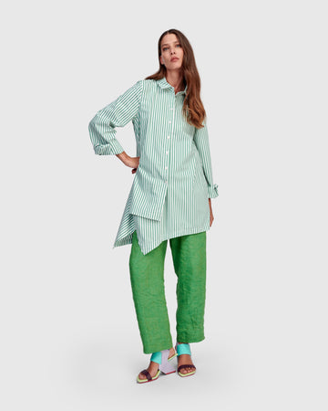 alembika-julep-tunika-shirt-gr-n-wei-streifen image 3