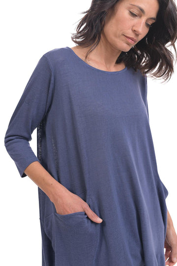 alembika-cocoon-tunic-top-soft-navy-tunika image 6