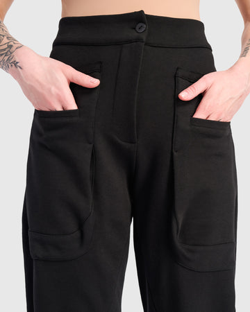 alembika-urban-tailored-terry-lounge-hose-schwarz image 6