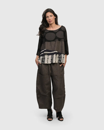 alembika-izma-boxy-tee-damen-cropped-t-shirt-savanna image 7