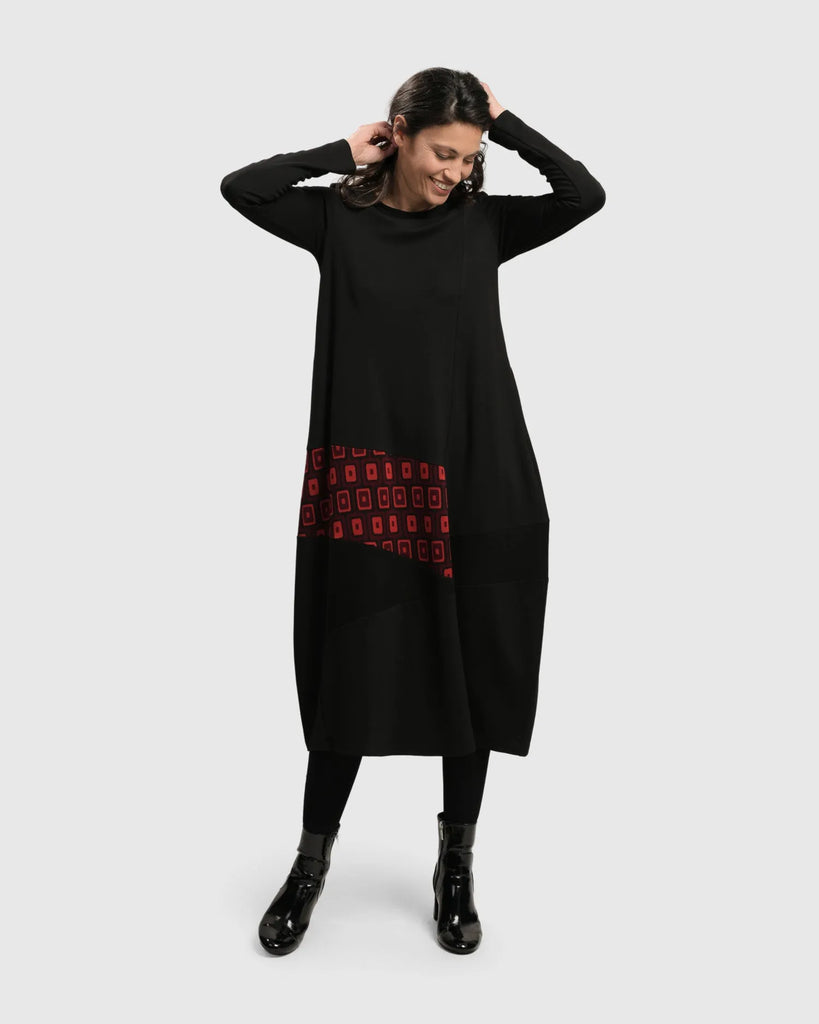 alembika-unstoppable-cocoon-kleid-rot image 1