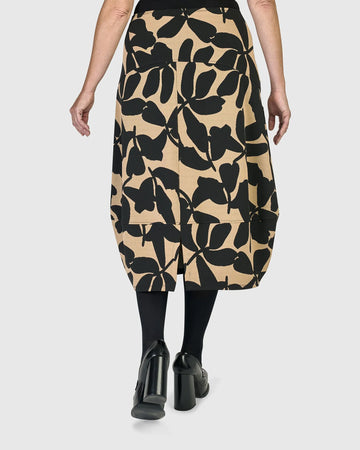 alembika-pippa-cocoon-skirt-blackout-midi-rock image 4
