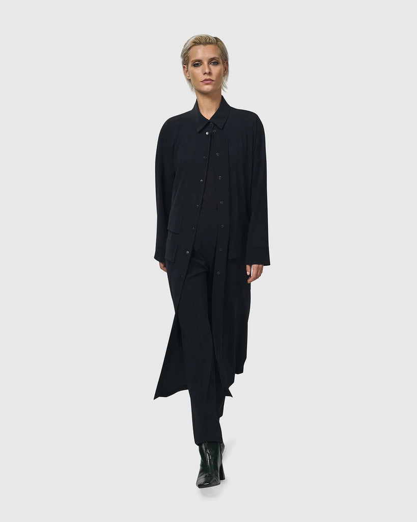 alembika-matrix-duster-mantel-jacke-black image 1