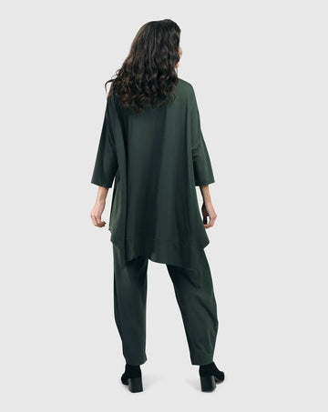 alembika-essential-trapeze-top-green-jerseyshirt image 5