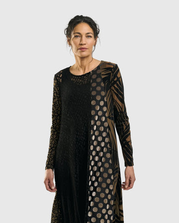 alembika-medallion-a-linie-kleid-gold image 7