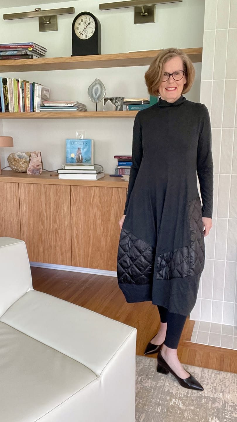alembika-urban-lucienne-cocon-kleid-midi-schwarz image 8