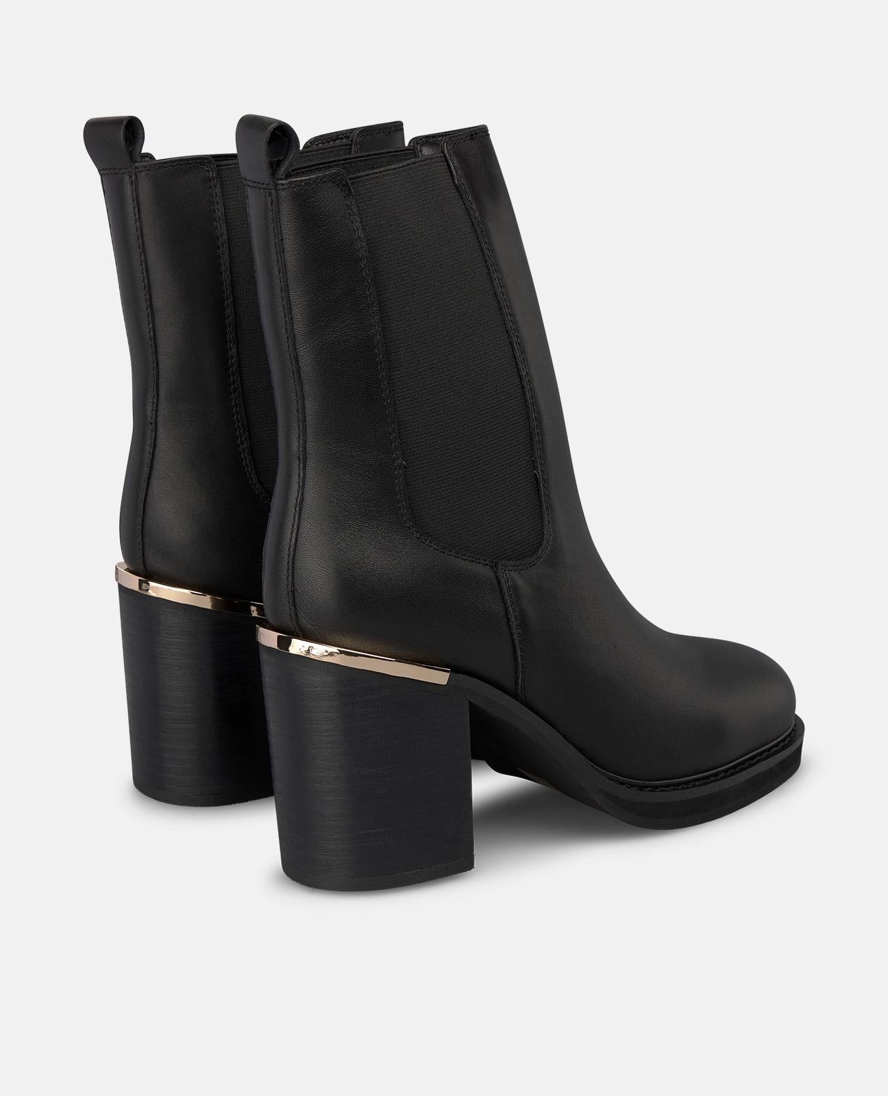 alma-en-pena-chelsea-nappa-stiefelette-schwarz-8-5-cm-blockabsatz image 3