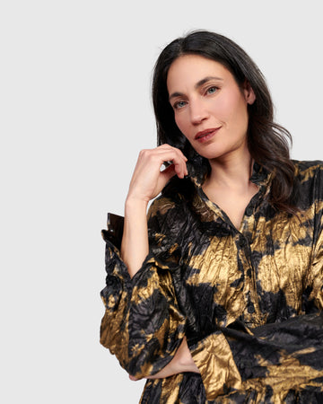 alembika-sizzle-tunic-gold-damen-tunika-metallic-langarm image 8
