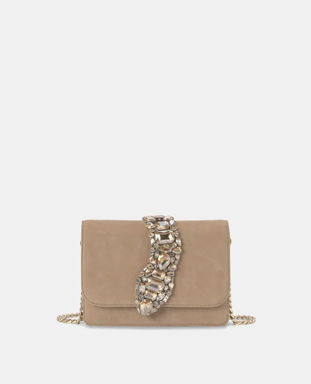 alma-en-pena-48156-schultertasche-leder-sand-mit-kette image 1