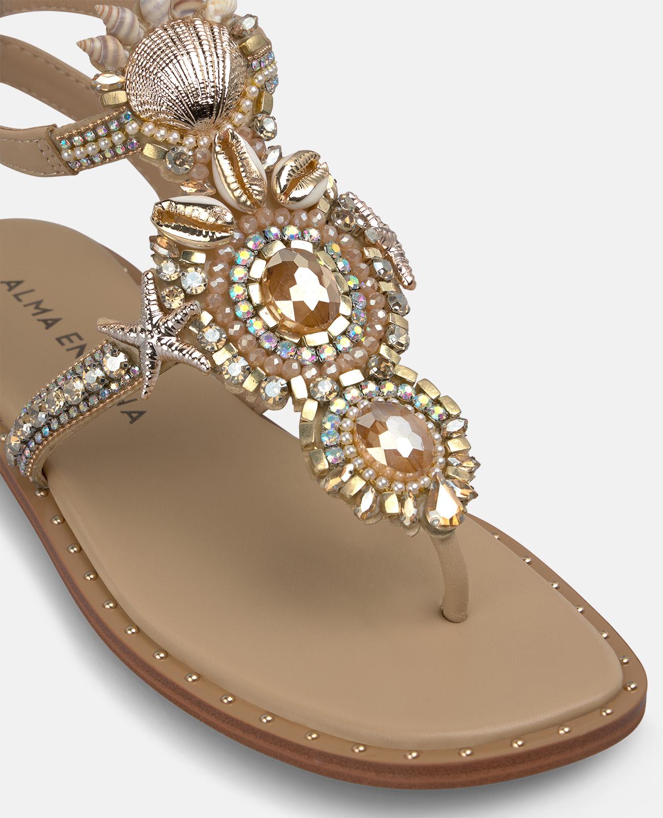 alma-en-pena-greek-style-flache-sandalen-marine image 5