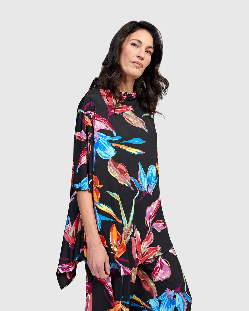 alembika-laguna-oversized-trapeze-top-tunika-bloom image 1