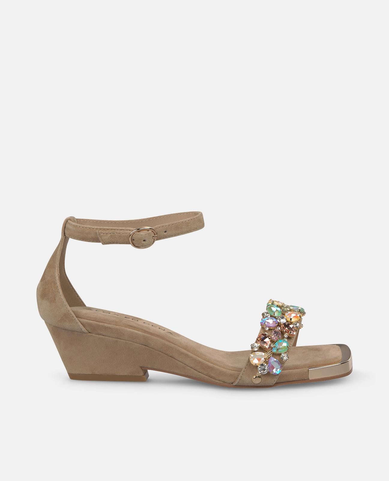 alma-en-pena-jewel-strap-sandaletten-mit-blockabsatz-6-cm-in-arena image 2
