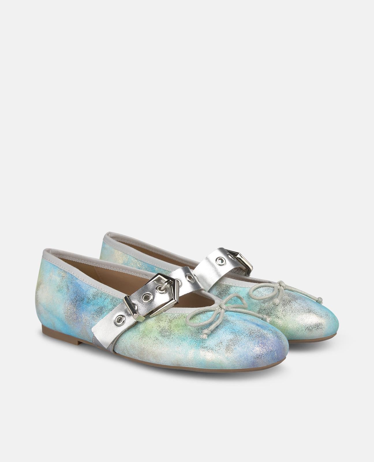 alma-en-pena-multicolored-ballerina-blaue-fantasy-ballerinas-mit-schnalle image 2