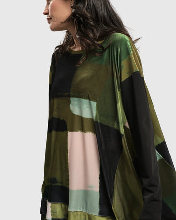 alembika-al-fresco-velvet-trapeze-top-olive image 7