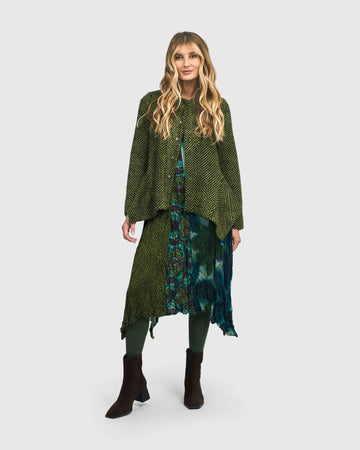 alembika-roxane-jacket-damen-strickjacke-green image 7