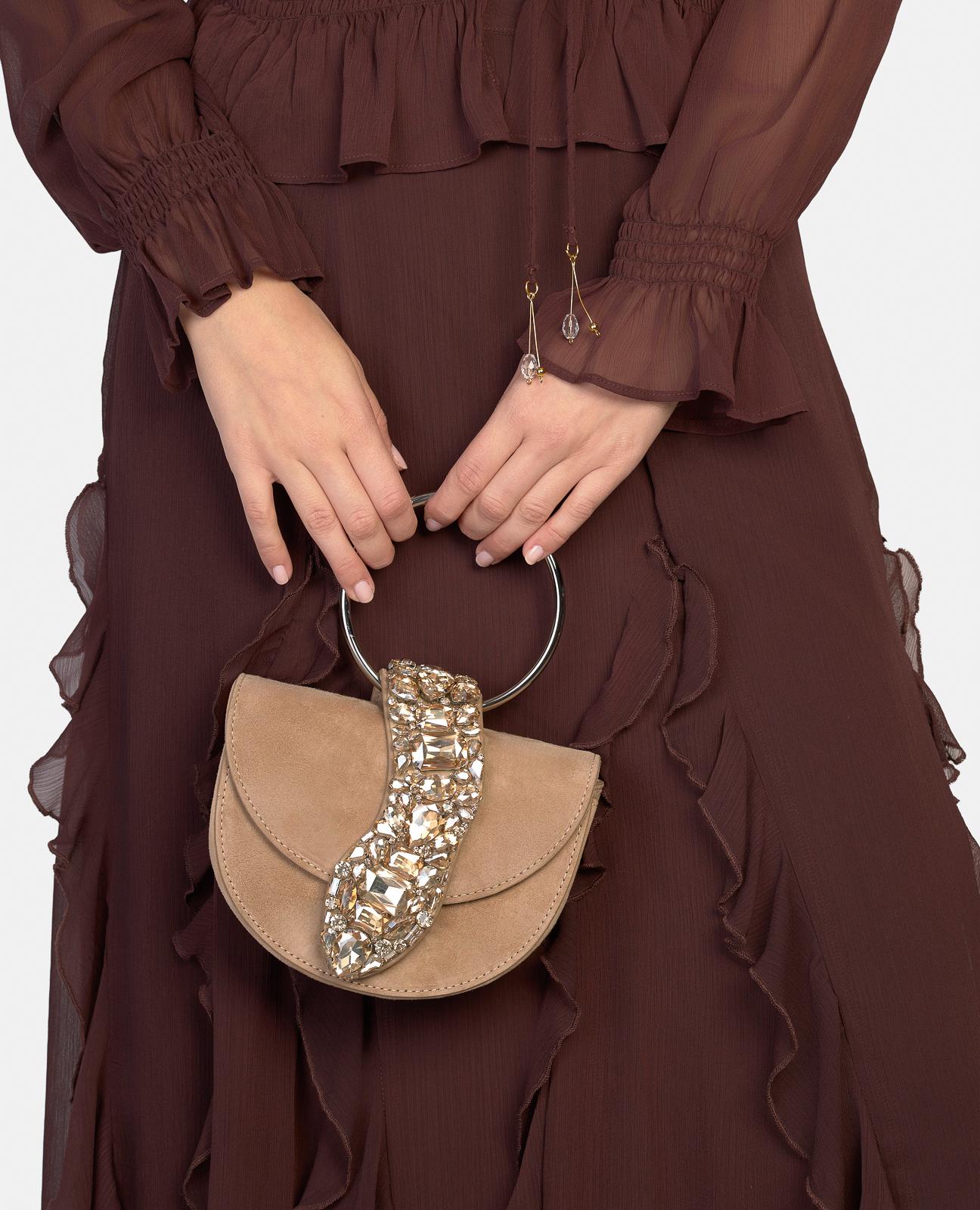alma-en-pena-alfa-62283-half-moon-tasche-snake-camel-kette image 4