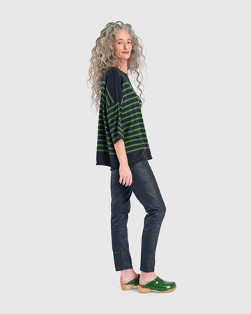 alembika-carolina-relaxed-sweater-damen-strickpullover-navy-green image 3