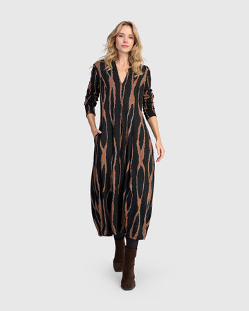 alembika-willow-cocoon-dress-wood-damen-kleid image 3
