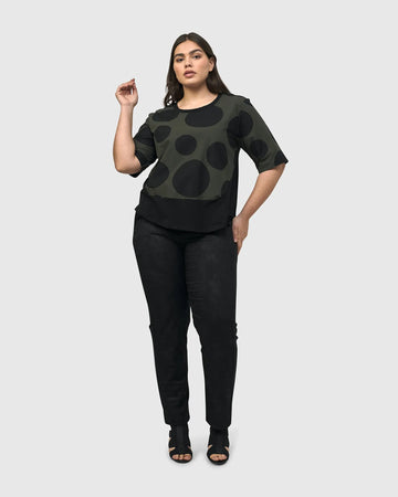 alembika-urban-miyazaki-dots-tee-khaki image 5