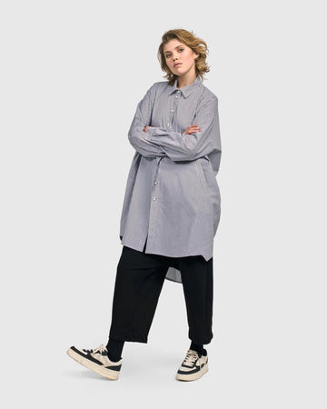 alembika-urban-hanna-oversized-tunika-hemd-lines-streifenhemd image 2