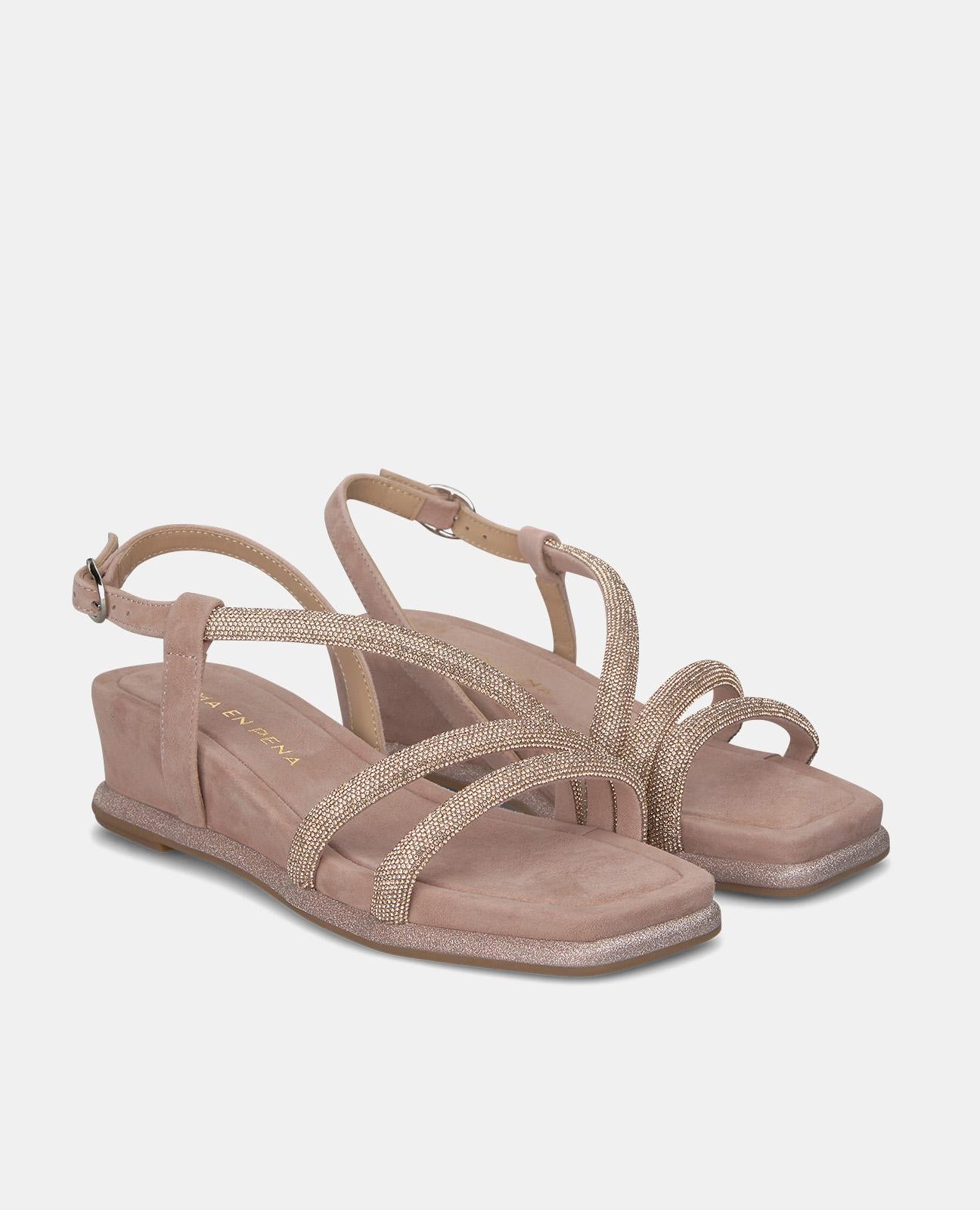 alma-en-pena-mid-wedge-with-straps-keilsandale-rosa-5-cm image 2