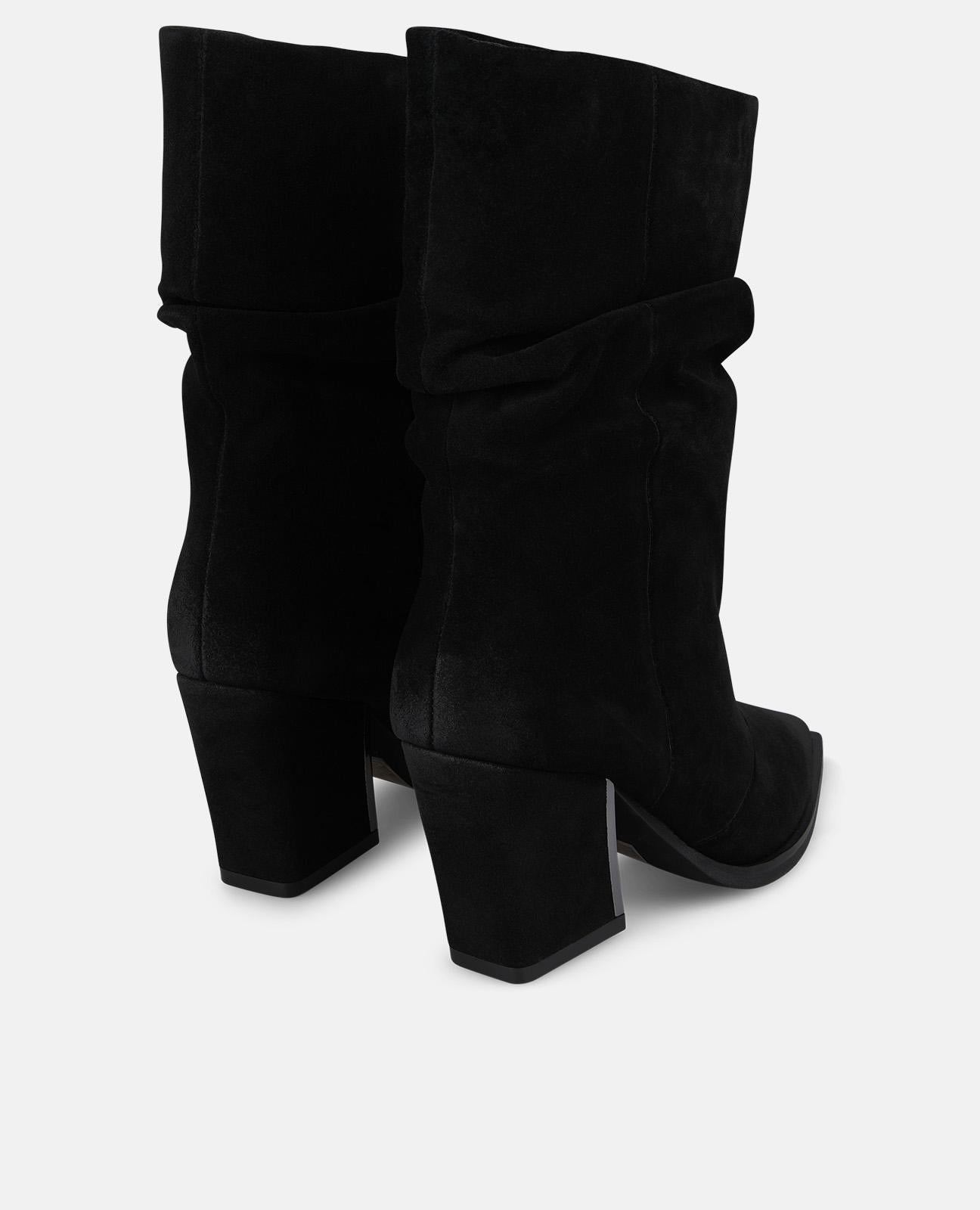 alma-en-pena-peep-toe-stiefeletten-schwarz-4-cm-blockabsatz image 3