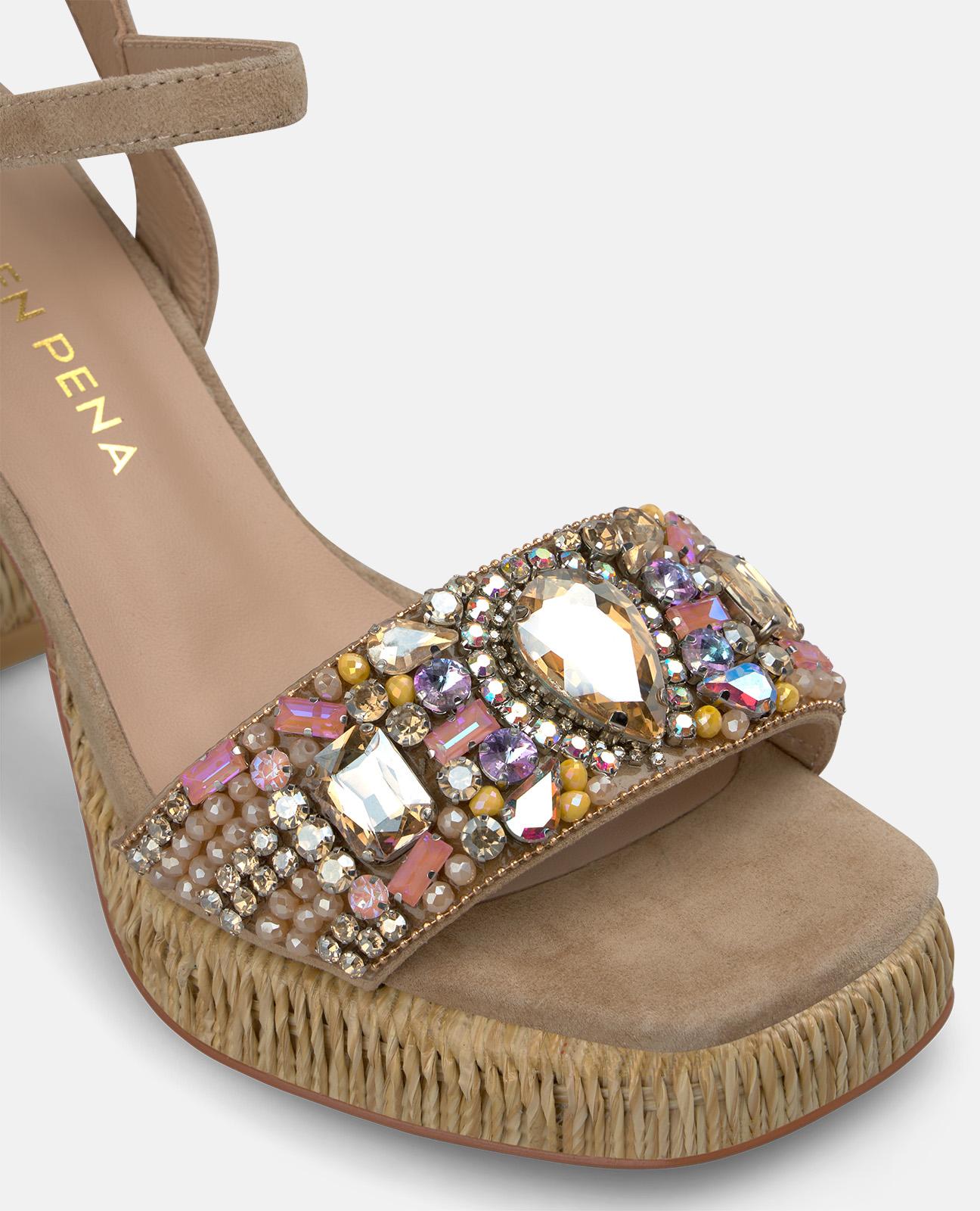 alma-en-pena-alfa-63065-strass-blockabsatz-sandale-10-cm-arena image 4