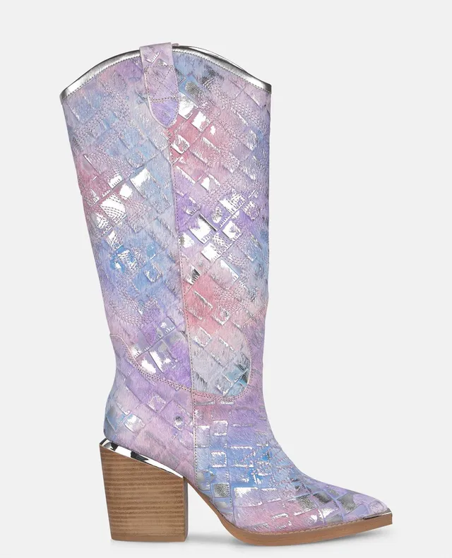alma-en-pena-cowboy-boot-westernstiefel-lila-32-5-cm-8-5-cm-absatz image 1