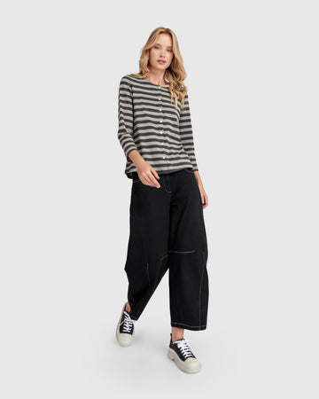 alembika-urban-rally-stripes-strickjacke-grau image 5