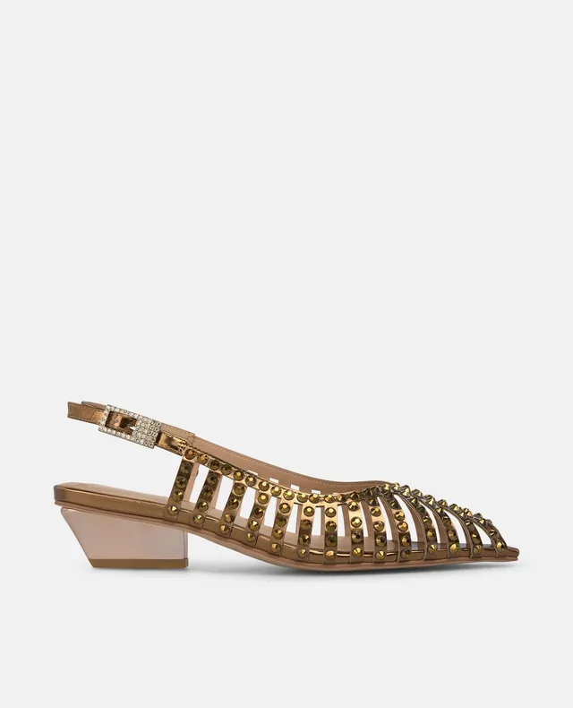 alma-en-pena-shiny-shoe-pumps-bronze-5-cm-blockabsatz image 1