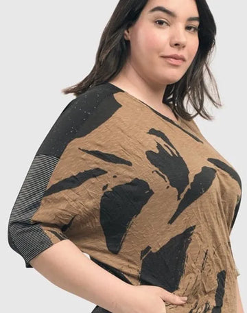 alembika-ru-crinkle-dolman-top-shirt-sepia-3-4-arm image 8