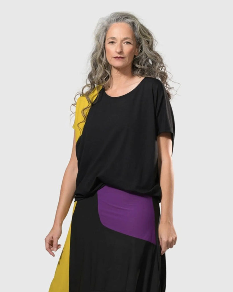 alembika-tekbika-bliss-boxy-top-multi-yellow-purple image 1