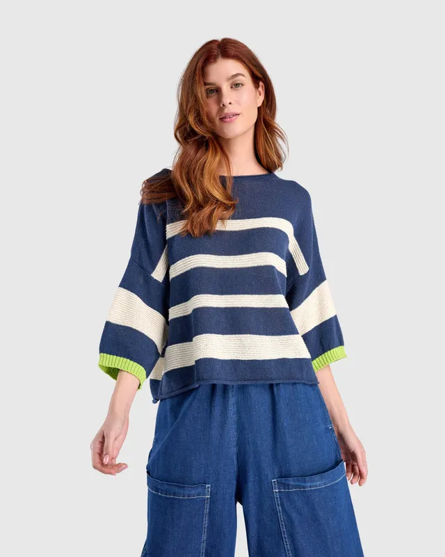 alembika-boxy-stripes-pullover-blau-creme-streifenpullover-as51l image 1