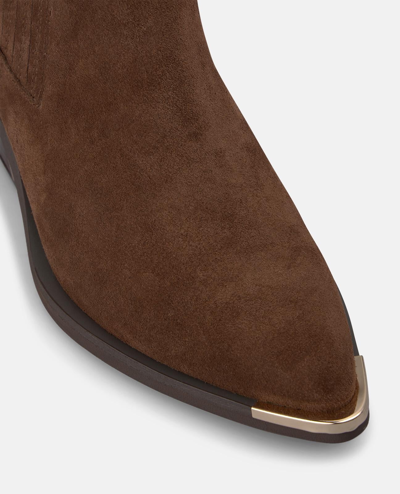 alma-en-pena-chelsea-suede-chelsea-boots-camel-4-cm image 4