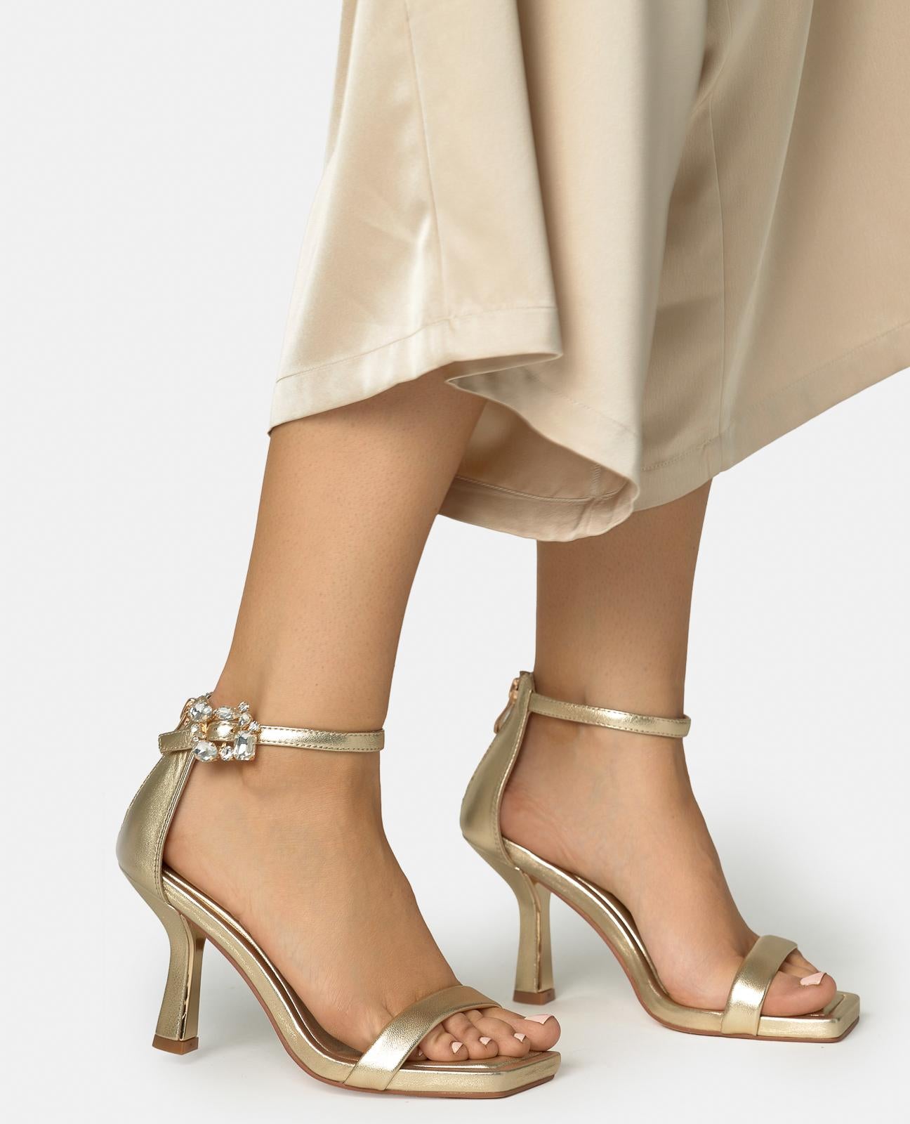 alma-en-pena-metallic-riemen-sandale-gold-9-cm-absatz image 5