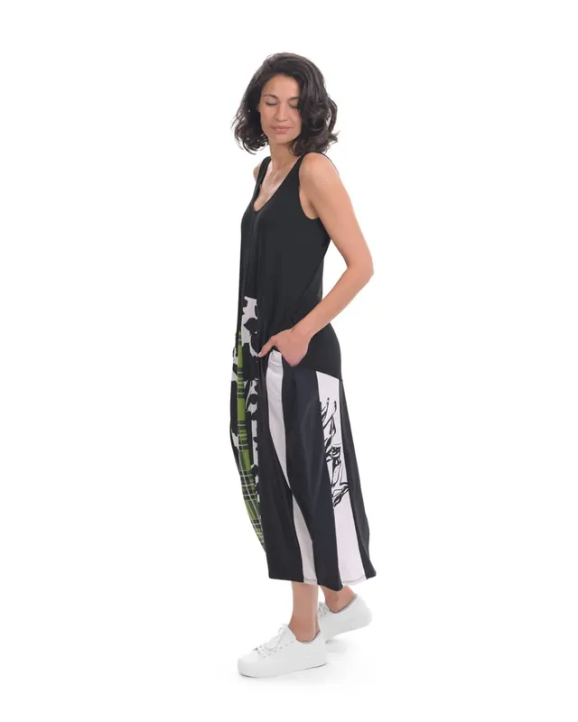 alembika-tekbika-mix-cocoon-kleid-schwarz image 1