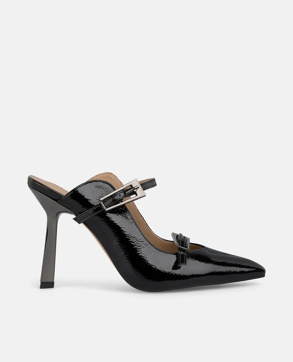 alma-en-pena-slingback-pumps-mit-doppel-schnalle-10-cm-schwarz image 1