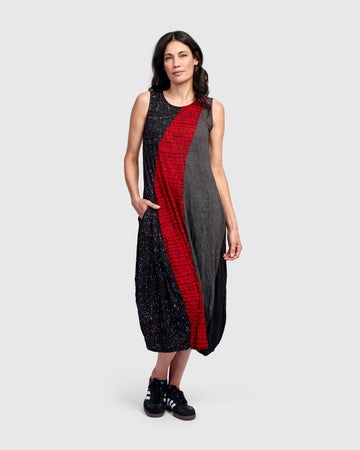 alembika-blaise-sleeveless-dress-midi-kleid-rot image 2