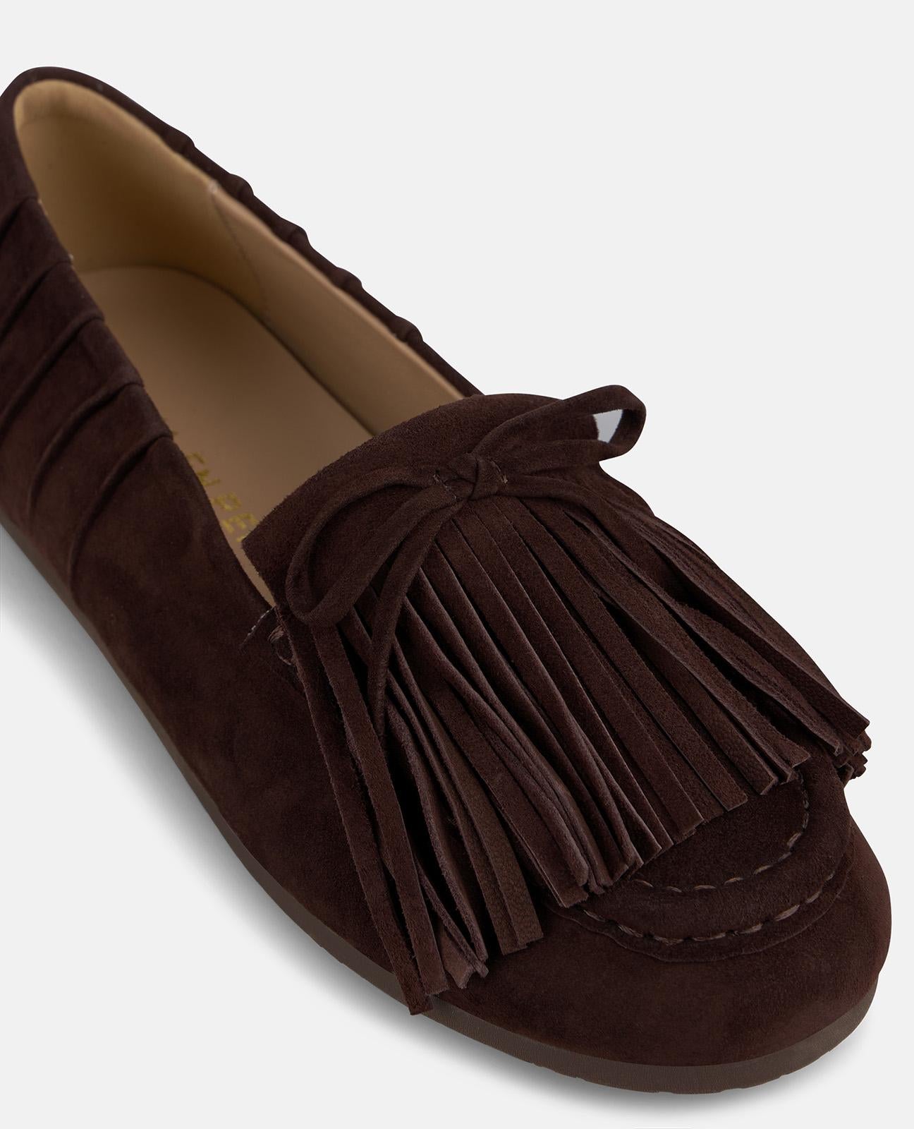 alma-en-pena-suede-loafer-mit-fransen-braun image 4
