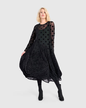 alembika-jolie-mesh-dress-black-cocon-kleid-midi image 6
